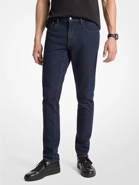 Michael Kors Slim Jeans in Dark Indigo